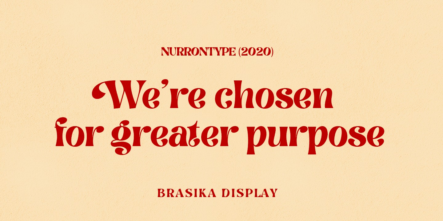 Пример шрифта Brasika Display #7